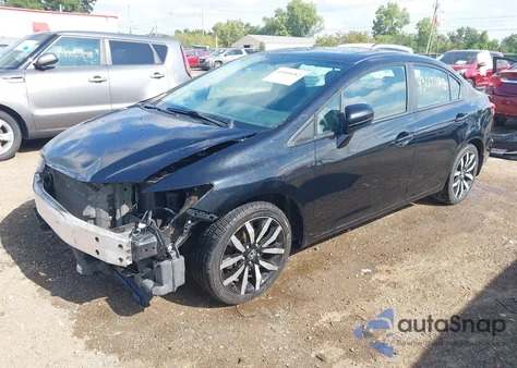 2014 Honda Civic Ex-L из США, поврежденный, VIN 19XFB2F95EE045732